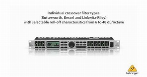 BEHRINGER ULTRADRIVE PRO DCX2496 Precision Digital 24-Bit/96 kHz Loudspeaker Management System