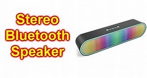 Elehot A089 TWS Bluetooth Speaker Unbox and Play