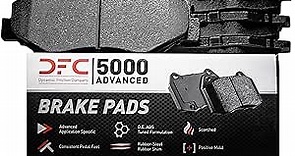 Dynamic Friction Company 5000 Advanced Brake Pads - Ceramic 1551-2144-00-Rear Set
