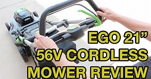 EGO 21 Inch 56 Volt Lawn Mower Review (LM2102SP)