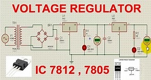 Regulated Power Supply using IC 7812