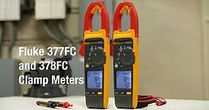 Fluke 377FC and 378FC True-RMS Clamp Meter Overview