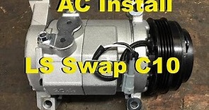 AC LS Swap C10 Part 2 + Brake Master Upgrade, Console & Tires