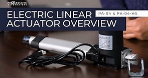Standard Electric Linear Actuators | PA-04 & PA-04-HS Product Overview | Progressive Automations