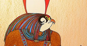 How to draw Horus - Ancient Egyptian falcon god