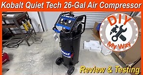 Kobalt Quiet Tech 26 Gal Air Compressor Review & Testing (#183)