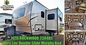2019 ROCKWOOD 2304DS Ultra Lite Double Slide Murphy Bed Camper RV Colorado Dealer