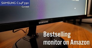 Bestselling monitor on Amazon: Samsung C24F390 Review