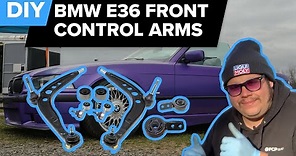 BMW E36 Front Control Arm & Bushing Replacement DIY (328i, 325i, 323i, 318i, Z3 & More)