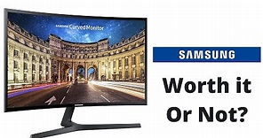 Samsung LC27F398FWNXZA Samsung C27F398 27 Inch Curved LED Monitor Review