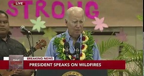 Live coverage on President Biden s Maui visit