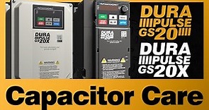 GS20(X) Variable Frequency Drive Capacitor Care from AutomationDirect