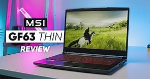 MSI GF63 Thin Review! - $700 RTX 40 Series Gaming Laptop!