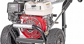 SIMPSON 61014 3500 PSI at 2.5 GPM Honda GX200 with AAA AX300 Axial Cam Pump Cold Water Professional Gas Pressure Washer PS61002-S