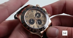 Rolex Daytona 116515LN Everose Gold Luxury Watch Review