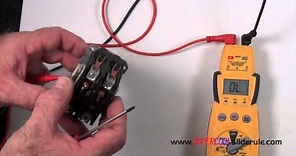 How to properly test a contactor
