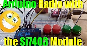 Arduino FM Radio with Si4703