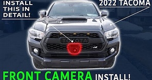 ANYTIME FRONT CAMERA INSTALL on the 2022 Toyota TACOMA TRD Sport | EASY DIY