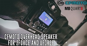 CFMoto Overhead Speaker for Zforce and Uforce by MB Quart + 2500 Subscriber Giveaway!