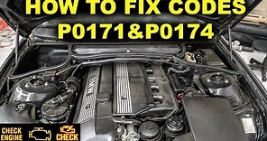 HOW TO FIX P0171 & P0174 Codes + COMMON E46 VACUUM LEAKS