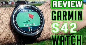 GARMIN APPROACH S42 GPS GOLF WATCH REVIEW 2021