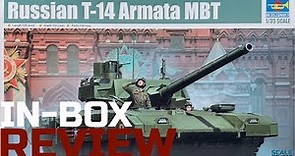 Trumpeter 09528 1/35 T-14 Armata IN-BOX REVIEW