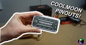 Coolmoon RGB Controller Connections and Pinouts.
