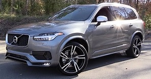 2016 Volvo XC90 T6 R-Design Start Up, Test Drive, and In Depth Review