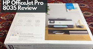 HP OfficeJet Pro 8035 All-in-One Wireless Printer Review + Unbox (5LJ23A)
