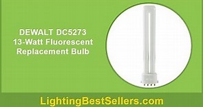 dewalt dc5273 13 watt fluorescent replacement bulb