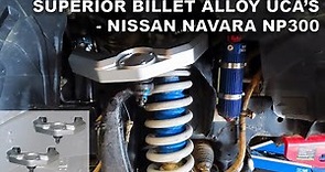 Superior Billet Alloy Upper Control Arms Suitable For Nissan Navara NP300.