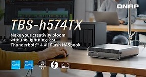 TBS-h574TX: Thunderbolt 4 all-flash NASbook supports E1.S/M.2 NVMe SSDs, empowering ongoing projects