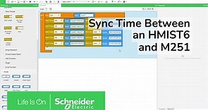 How to Sync Time Between a M251 PLC and a HMIST6 | Schneider Electric Support