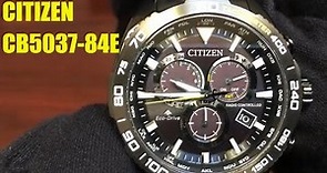 Citizen Promaster Radio Controlled Atomic Chronograph Watch CB5037-84E