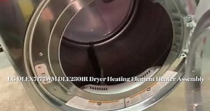 LG DLEX7177WM DLE2301R Dryer Heating Element Heater Assembly