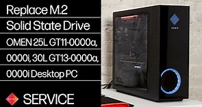 Replace M.2 Solid State Drive | OMEN 25L GT11-0000a, GT11-0000i, 30L GT13-0000a, GT13-0000i | HP