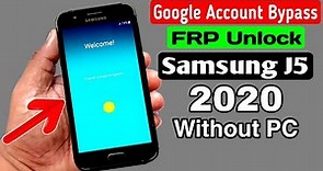 Samsung J5 (SM J500) FRP Unlock/ Google Account Bypass 2020 (Without PC)