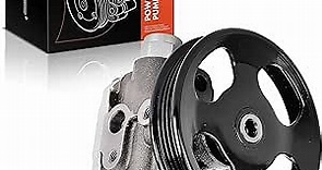 A-Premium Power Steering Pump, with Pulley, Compatible with Toyota Tacoma 2001 2002 2003 2004, L4 2.7L, Replace # 4431004120, 44310-04120