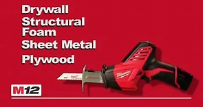 Milwaukee M12 12V Lithium-Ion HACKZALL Cordless Reciprocating Saw (Tool-Only) 2420-20