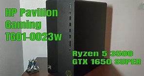HP Pavilion Gaming TG01-0023w, Ryzen 5 3500, NVIDIA 1650 Super, Look At
