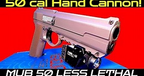 BEST LESS LETHAL 50 Cal Paintball Pepper Ball Pistol YET! MERCURY RISE MUB 50 Self Defense Launcher