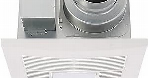 Panasonic FV-0511VHL1 WhisperWarm DC Bathroom Fan with Light and Heater - Simplified Ventilation and Heat - 50-80-110 CFM