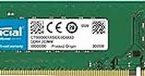 Crucial RAM 8GB DDR4 3200MHz CL22 (or 2933MHz or 2666MHz) Desktop Memory CT8G4DFRA32A