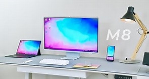 Minimal Desk Setup Tour: Samsung Smart Monitor M8 (2022)