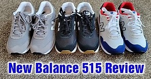 New Balance 515 Shoes Review (3 Different Color Combinations)