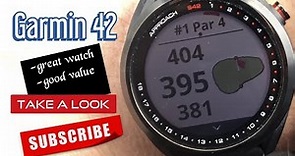My honest opinion of the Garmin s42 watch.