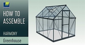 How to Assemble Harmony™ Polycarbonate Greenhouse | Canopia by Palram