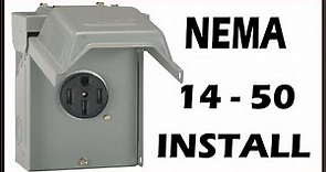 How I Installed a 50a 220v/240v Line For a Tesla and RV | For Beginners NEMA 14-50R