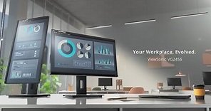 ViewSonic VG2456 Docking Monitor: Your Workplace. Evolved.