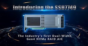 HighPoint SSD7749 - PCIe Gen4 RAID AIC feature the Industry s First Dual-Width NVMe Cooling Solution
